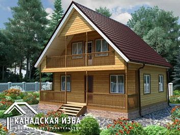 Дом <span></span> "Валдай" 7.5 на 8